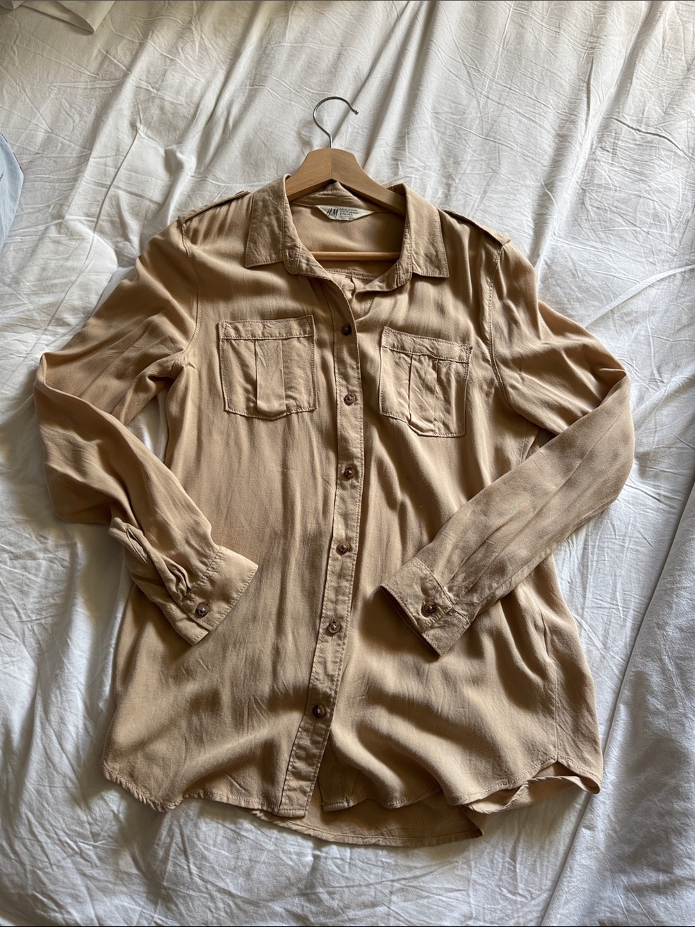 H&M casual button down shirt-size S